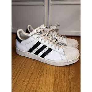Adidas‎ Superstar Aux 3 Kid's White Black Sneakers Size 5.5
